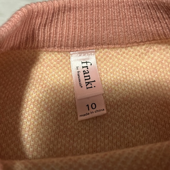 Franki by Francesca Pink Daisy Sweater - 10 - Picture 3 of 4
